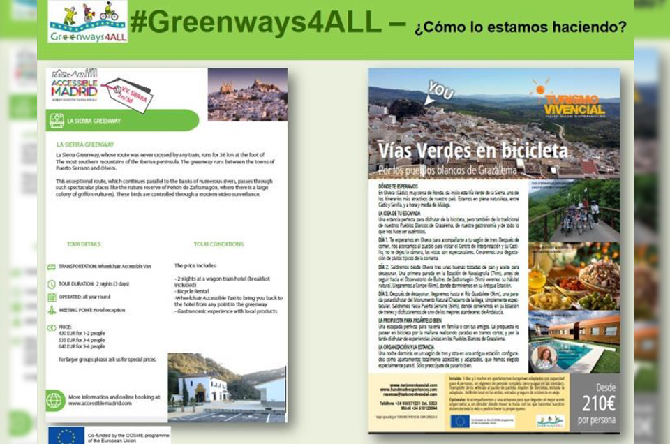 #Greenways4ALL: Construyendo productos de turismo accesible en Vas Verdes